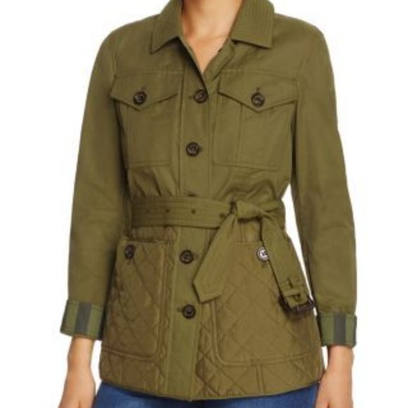 Burberry Jackets & Blazers - NEW, Burberry Exclusive Military Green Whitworth Quilted Field Jacket